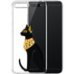 Чехол прозрачный U-Print Huawei Y6 2018 Egipet Cat со стразами
