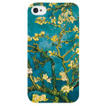 Чехол прозрачный U-Print 3D iPhone 4 / 4S Van Gogh Sakura