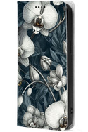 Чохол-книжка BoxFace для Motorola Moto G54 Power Білі орхідеї