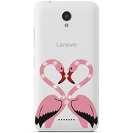 Чехол U-Print Lenovo A Plus A1010a20 Фламинго со стразами