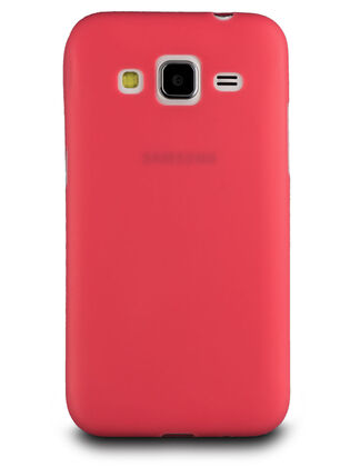 Силиконовый чехол Samsung J200 Galaxy J2 Красный