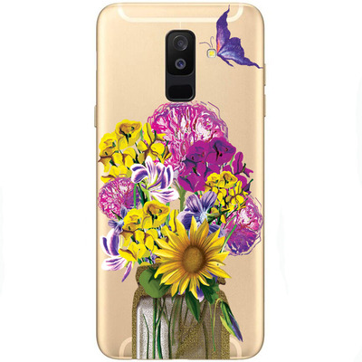 Чехол прозрачный Uprint Samsung A605 Galaxy A6 Plus 2018 My Bouquet