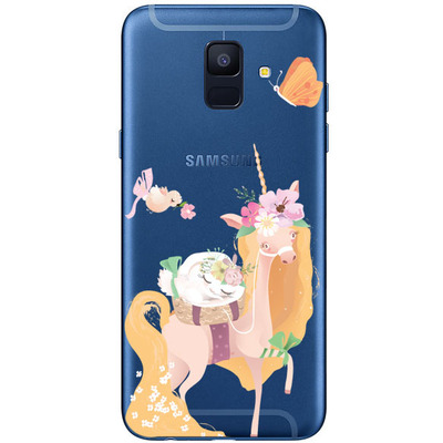 Чехол прозрачный U-Print Samsung A600 Galaxy A6 2018 Uni Blonde