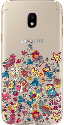 Чехол прозрачный U-Print 3D Samsung J330 Galaxy J3 2017 Floral Birds