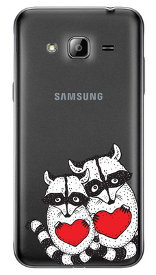 Чехол U-Print Samsung Galaxy J5 J500H Влюбленные еноты