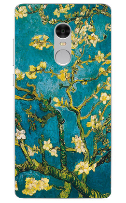 Чехол прозрачный U-Print 3D Xiaomi Redmi Note 4 Van Gogh Sakura