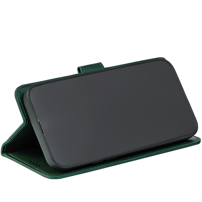 Чохол-книжка Crazy Horse Clasic для Xiaomi Redmi Note 12 4G Dark Green (Front)