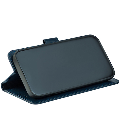 Чохол-книжка Crazy Horse Clasic для Xiaomi Redmi Note 13 Pro 4G Dark Blue (Front)
