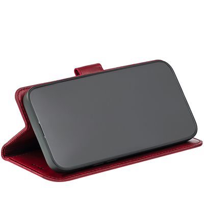 Чохол-книжка Crazy Horse Clasic для Xiaomi Redmi Note 13 Pro Plus 5G Red Wine (Front)