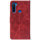Чохол-книжка Crazy Horse Clasic для Xiaomi Redmi Note 8T Red Wine (Front)