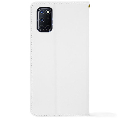 Чохол-книжка Crazy Horse Clasic для Oppo A52 White (Strong)