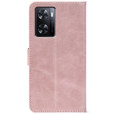 Чохол-книжка Crazy Horse Clasic для Oppo A57s Rose Gold (Front)