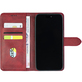 Чохол-книжка Crazy Horse Clasic для Xiaomi Redmi Note 10 Pro Red Wine (Front)