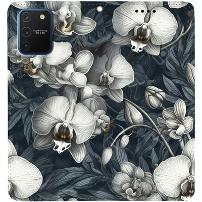 Чохол-книжка BoxFace для Samsung G770 Galaxy S10 Lite Білі орхідеї