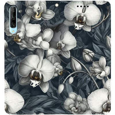Чохол-книжка BoxFace для Huawei P Smart Pro Білі орхідеї