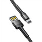 Кабель Baseus Cafule series USB - Lightning 2.4A (1m) CALKLF-G