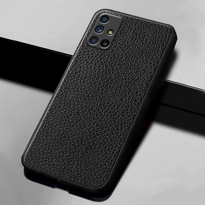 Кожаный чехол Boxface Samsung M515 Galaxy M51 Flotar Черный