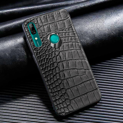 Кожаный чехол Boxface Huawei P Smart Z Crocodile Black