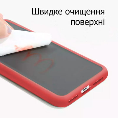 Матовый чехол Frosted Matte для Samsung A022 Galaxy A02 Красный