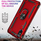Противоударный чехол Military Ring Case для Xiaomi Redmi 9A Черный