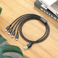 USB кабель 4 в 1 Borofone BX72 для Lightning (1м) 2A