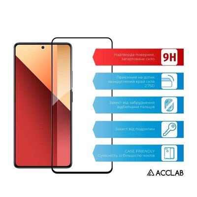 Захисне скло ACCLAB для Xiaomi Redmi Note 13 Pro 5G