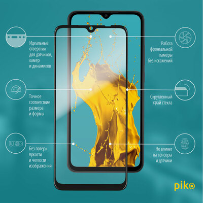 Защитное стекло Piko Full Glue для Xiaomi Redmi 9A / 9C
