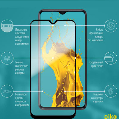 Защитное стекло Piko  Full Glue для Xiaomi Redmi Note 9T