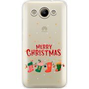 Прозрачный чехол Uprint Huawei Y3 2017 Merry Christmas