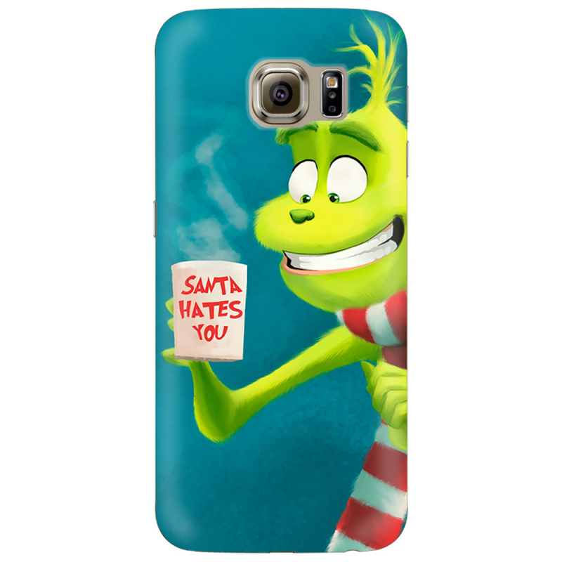 Чехол Uprint Samsung G925 Galaxy S6 Edge Santa Hates You