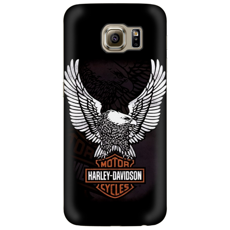 Чехол Uprint Samsung G925 Galaxy S6 Edge Harley Davidson and eagle