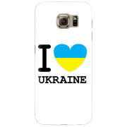 Чехол Uprint Samsung G925 Galaxy S6 Edge I love Ukraine