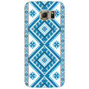 Чехол Uprint Samsung G925 Galaxy S6 Edge Блакитний Орнамент