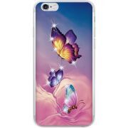 Чехол со стразами Apple iPhone 6 / 6S Butterflies