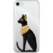 Чехол со стразами Apple iPhone 7/8 Egipet Cat