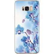 Чехол со стразами Samsung G955 Galaxy S8 Plus Orchids