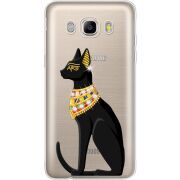 Чехол со стразами Samsung J510 Galaxy J5 2016 Egipet Cat