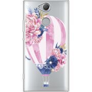 Чехол со стразами Sony Xperia XA2 H4113 Pink Air Baloon