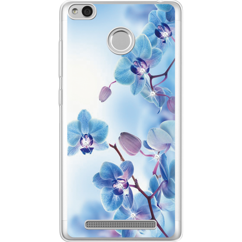 Чехол со стразами Xiaomi Redmi 3S / 3S Pro Orchids