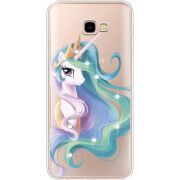 Чехол со стразами Samsung J415 Galaxy J4 Plus 2018 Unicorn Queen