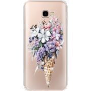 Чехол со стразами Samsung J415 Galaxy J4 Plus 2018 Ice Cream Flowers