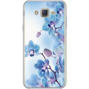Чехол со стразами Samsung J701 Galaxy J7 Neo Duos Orchids