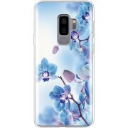 Чехол со стразами Samsung G965 Galaxy S9 Plus Orchids