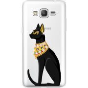 Чехол со стразами Samsung G530 /G531 Galaxy Grand Prime Egipet Cat