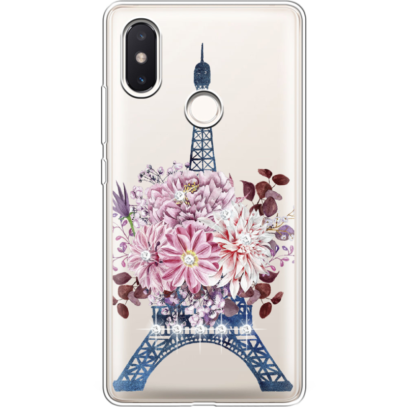 Чехол со стразами Xiaomi Mi 8 SE Eiffel Tower