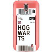 Прозрачный чехол Uprint Nokia 1 Ticket Hogwarts