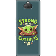 Чехол Uprint Sony Xperia 10 Plus I4213 Strong in me Cuteness is