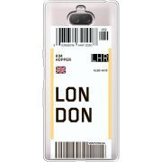 Прозрачный чехол Uprint Sony Xperia 10 I4113 Ticket London
