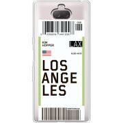 Прозрачный чехол Uprint Sony Xperia 10 I4113 Ticket Los Angeles