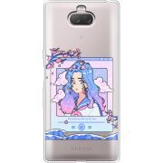 Прозрачный чехол Uprint Sony Xperia 10 I4113 The Sakuras Will Cry For You